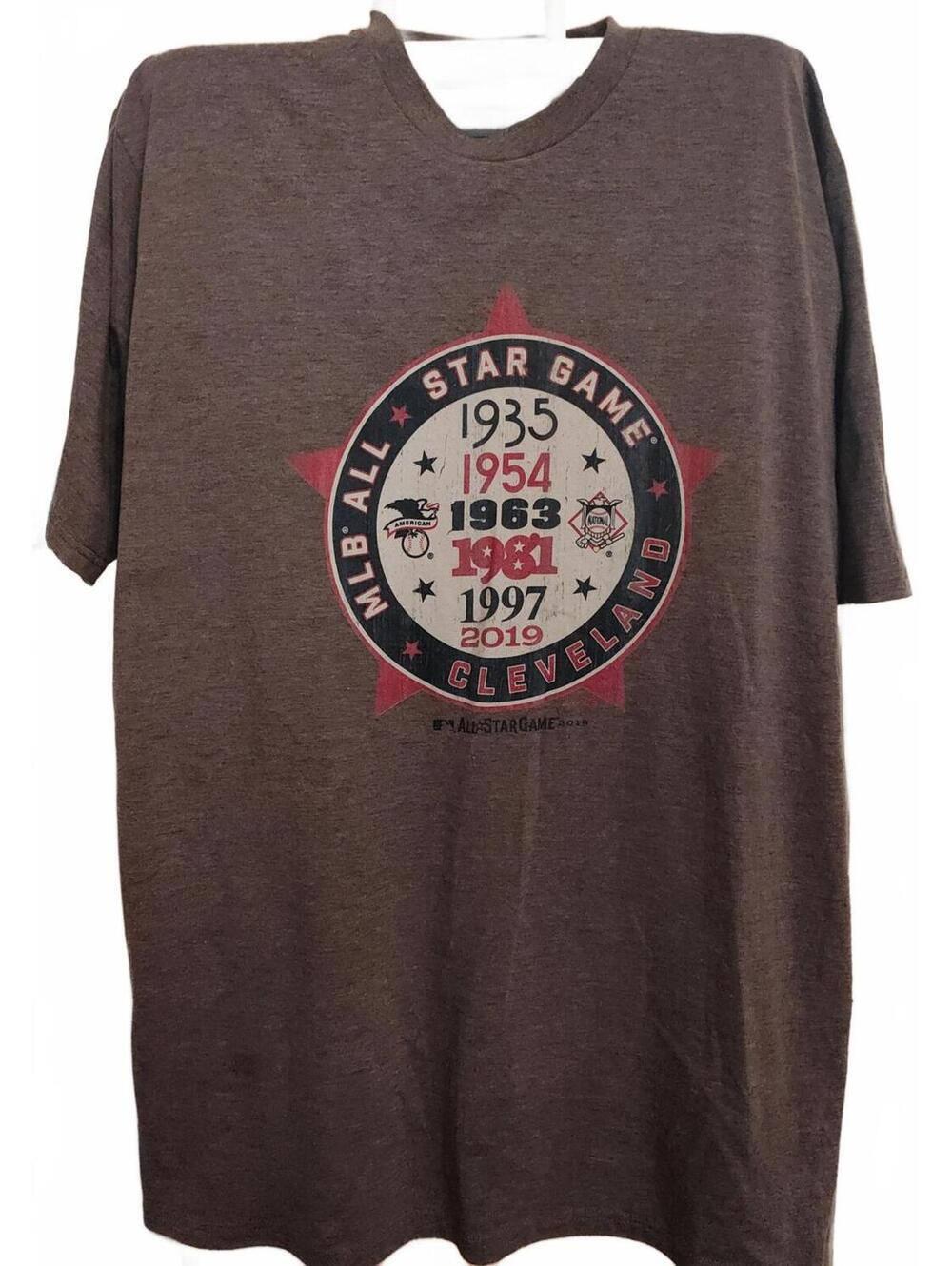 Cleveland Indians all star game years-Fanatics T-shirt 2X